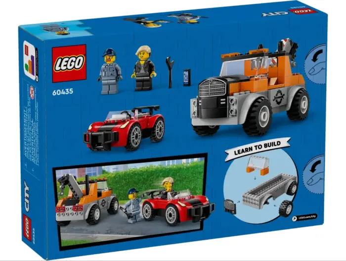 LEGO® City – Tow truck and sports car repair (60435)