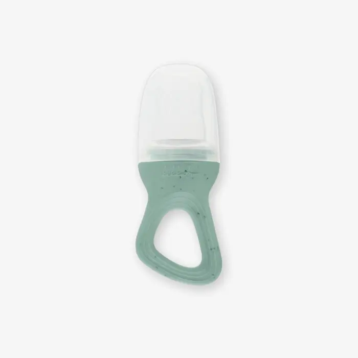 Kikka Boo Силиконска цуцла за овошје Platinum Silicone, Sage (минт)