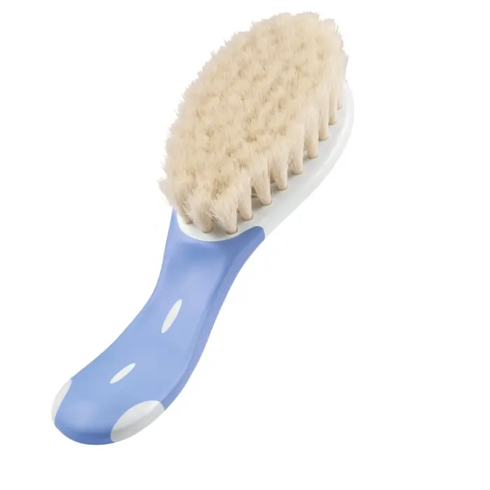 NUK baby hairbrush with natural extra soft bristles