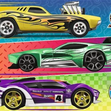 Trefl Сложувалка Hot Wheels со тркачки автомобили, 60 парчиња – слика 2