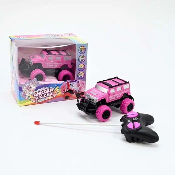 Џип на далечинско управување Unicorn R/C Car, розово-виолетов