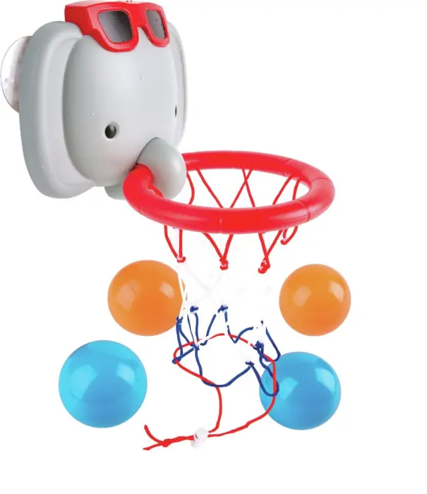Hape Lodër banje kosh basketbolli Elephant Pal, 4 topa