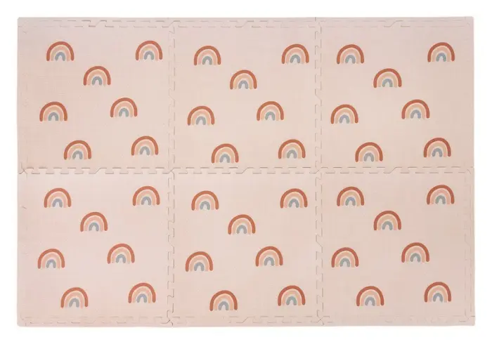 Free2Play "Rainbow" foam floor puzzle mat, 6 tiles, 121 x 178.5 cm Free2Play "Rainbow" foam floor puzzle mat, 6 tiles, 121 x 178.5 cm