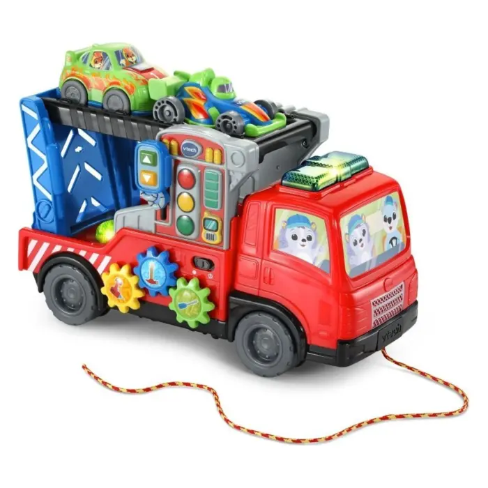 VTech Транспортно возило за спасување Road Rescue, 3 во 1 со 2 автомобилчиња