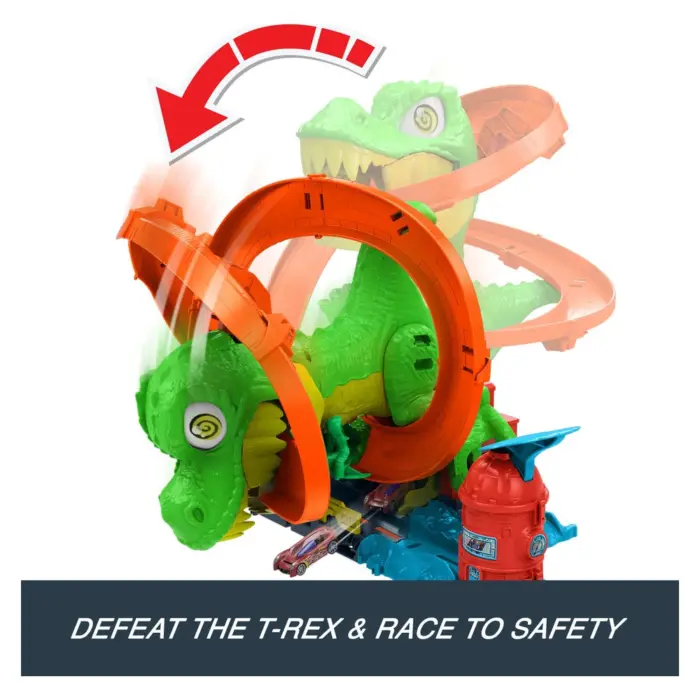 Hot Wheels City Set Toy City T-Rex