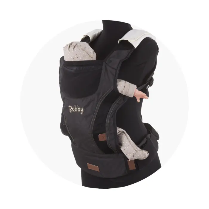 ak-r17c-kenby0222eb-1 Chipolino Bobby baby carrier, 3 positions, ebony (black)