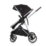 Baby Stroller AURA- Obsidian/Silver
