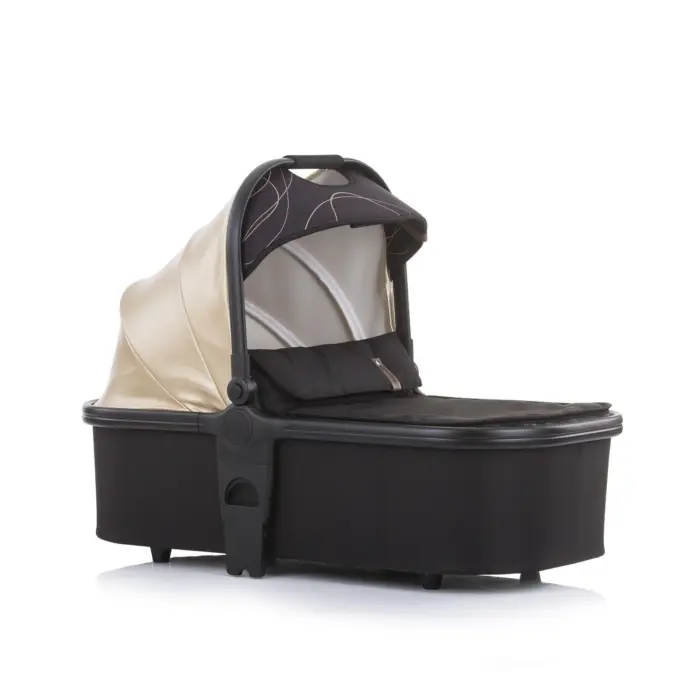 Chipolino Emotion 3-in-1 baby stroller with car seat, gold