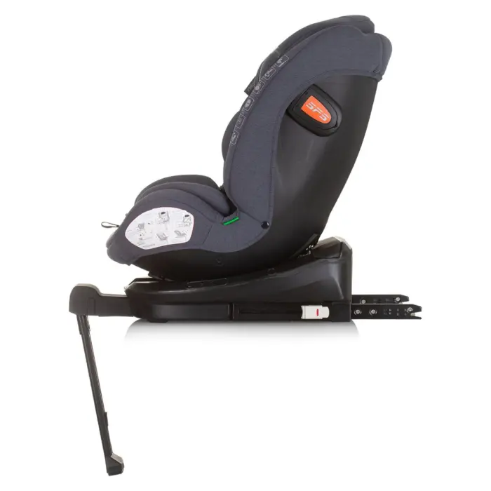 Chipolino Автоседиште Tourino i-Size 40–150 cm, ISOFIX 360°, Granite