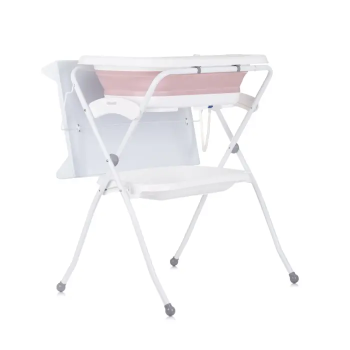 Baby bath, Mat and Stand Fiore- Pink