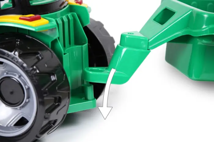 Lena GIGA TRUCKS 02123 – large tractor with shovel function and trailer