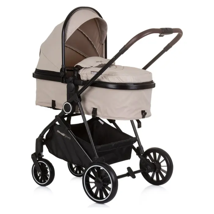 Chipolino Aura 2-in-1 baby stroller, Macadamia