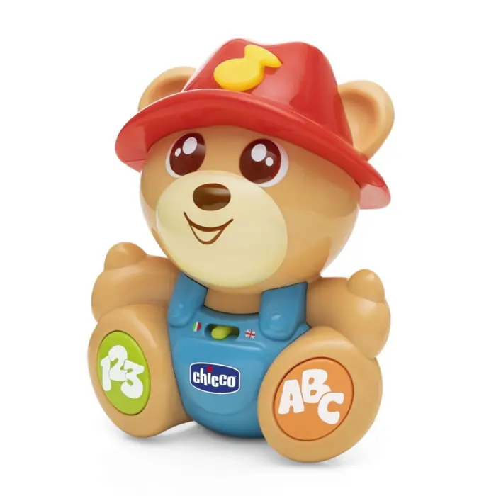Ariu edukativ Chicco ABC Teddy Friend, dygjuhësh italisht-anglisht