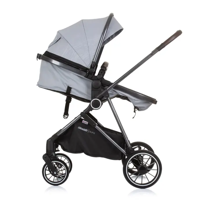 Karrocë për bebe AURA- Ash/Grey