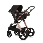 Baby Stroller Havana- Obsidian/Gold