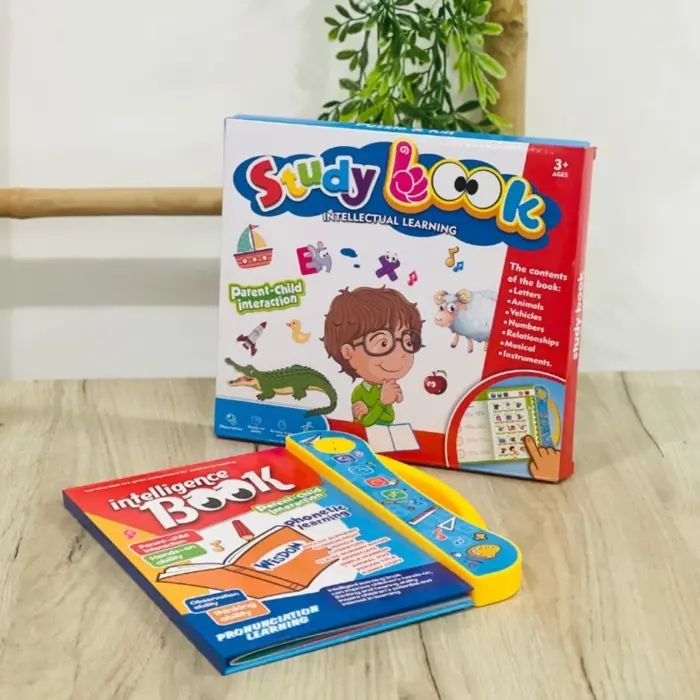 Libër edukativ me zë Study Book me marker, në gjuhën angleze