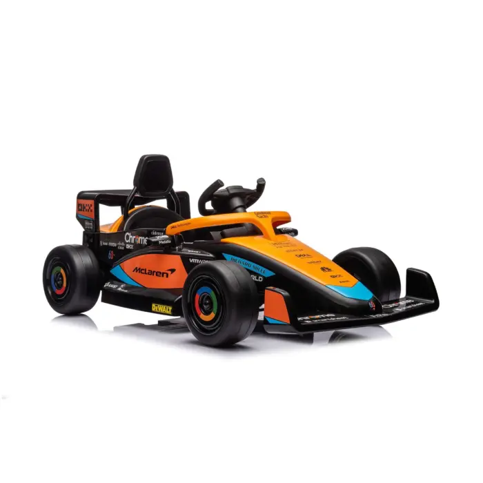 Акумулаторска количка McLaren Formula 1 портокалова - Chipolino