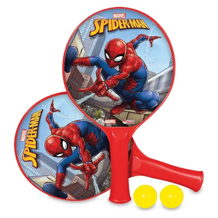 DEDE Сет рекети со топчиња Spider-Man, 4 делови, 03113