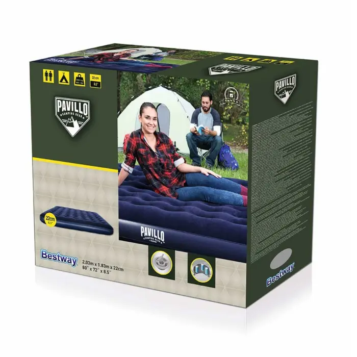 Bestway 80 x 72 x 8.75/2.03m x 1.83m x 22cm Air Mattress King