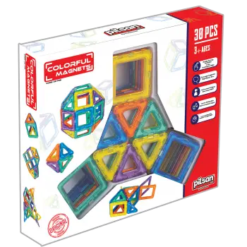 Colorful Magnetic Puzzle Blocks
