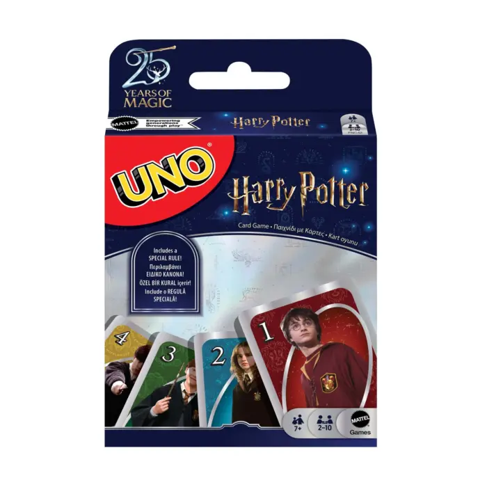 Mattel UNO Harry Potter card game, 112 cards for 2–10 players