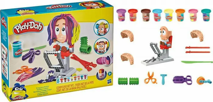 Play‑Doh Crazy Cuts Stylist Hair Salon – hairdressing set with 8 pieces