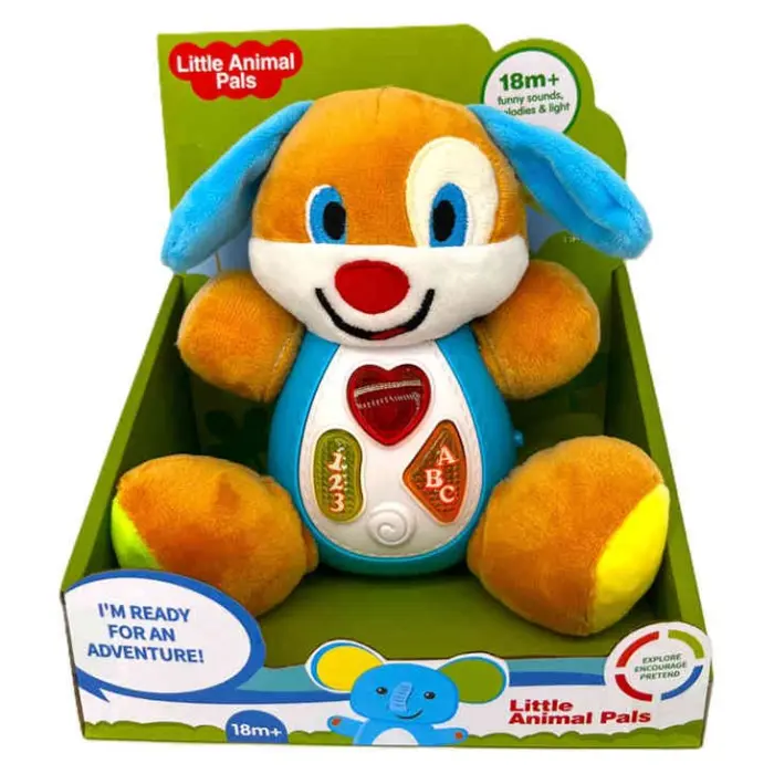 ak-2170212-1 Plush puppy with light and music