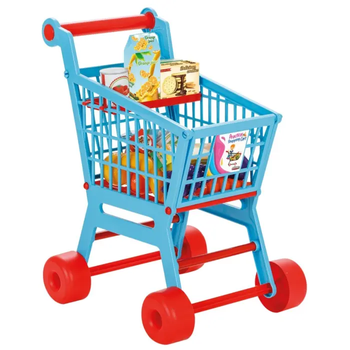 Pilsan Маркет количка Practical со продукти за играње (асортиман) – слика 2