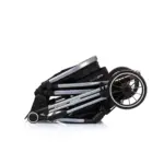 Baby Stroller AURA- Obsidian/Silver