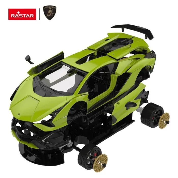 Rastar Lamborghini Sián 1:18 комплет за склопување на далечинско, зелена