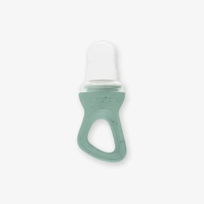 Kikka Boo Силиконска цуцла за овошје Platinum Silicone, Sage (минт)