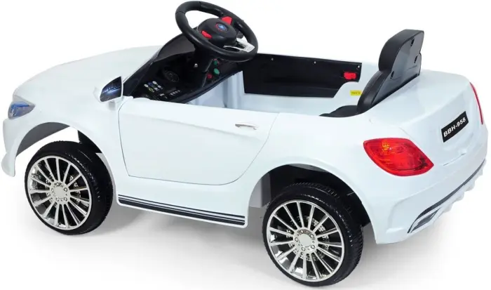 Chipolino Детска кола на акумулатор Spider 12 V со далечински, бела – слика 2