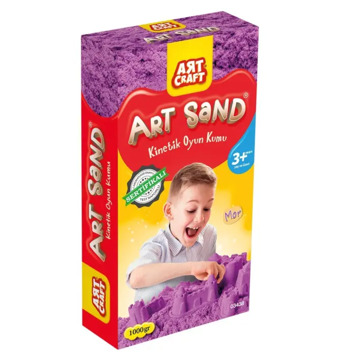 Art Craft Кинетички песок Art Sand 1000 g, виолетов – слика 2