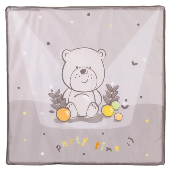 Kosh loje portativ Chipolino Pop Up 100×100 cm, Ariu bezhë