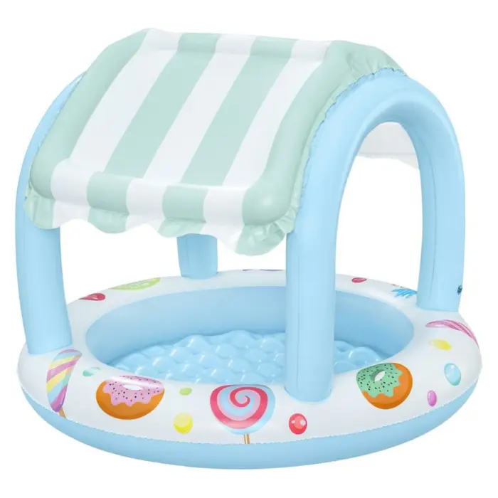 ak-n2-52638-1 Bestway Sweet Shoppe kids' pool with canopy, Ø104 x 84 cm