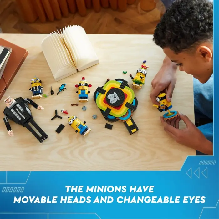LEGO® Despicable Me 4 – Gru and the Minions made of bricks (75582)