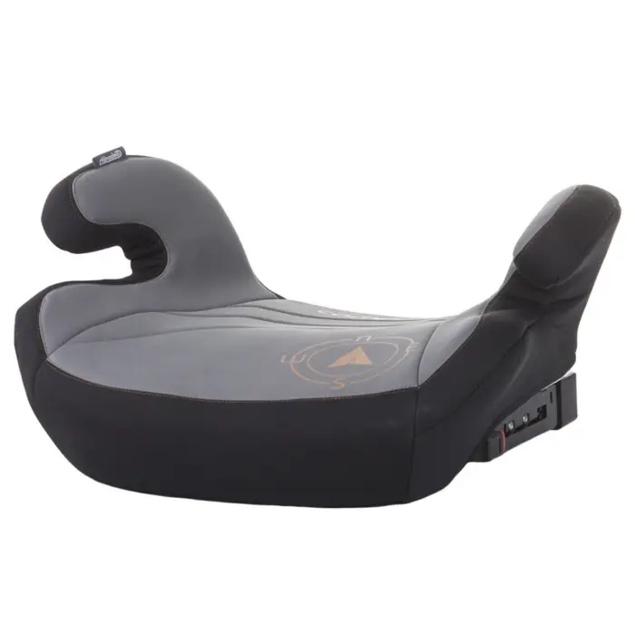 Chipolino Бустер седиште за автомобил Compass со ISOFIX, 22–36 kg, Platinum (сива)