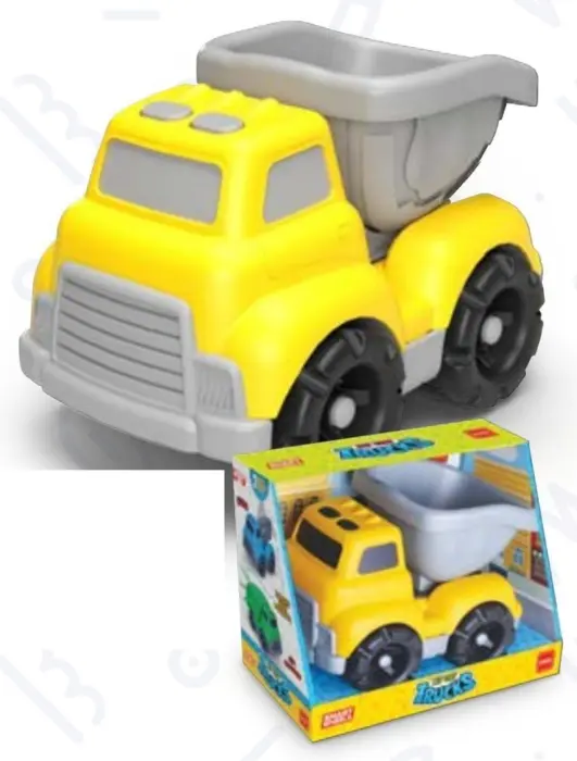 MGS Камион кипер Smart Wheels My City Trucks, жолт со сив сандак