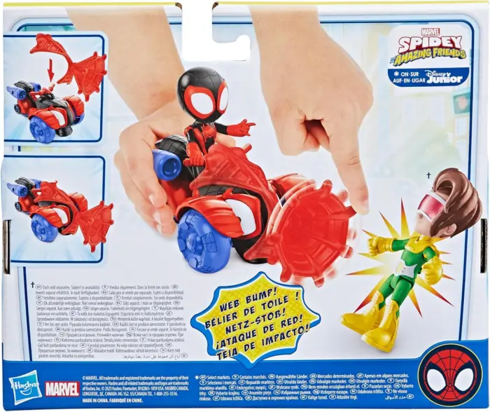 Marvel Spidey and His Amazing Friends – action set with figure, vehicle and accessory!