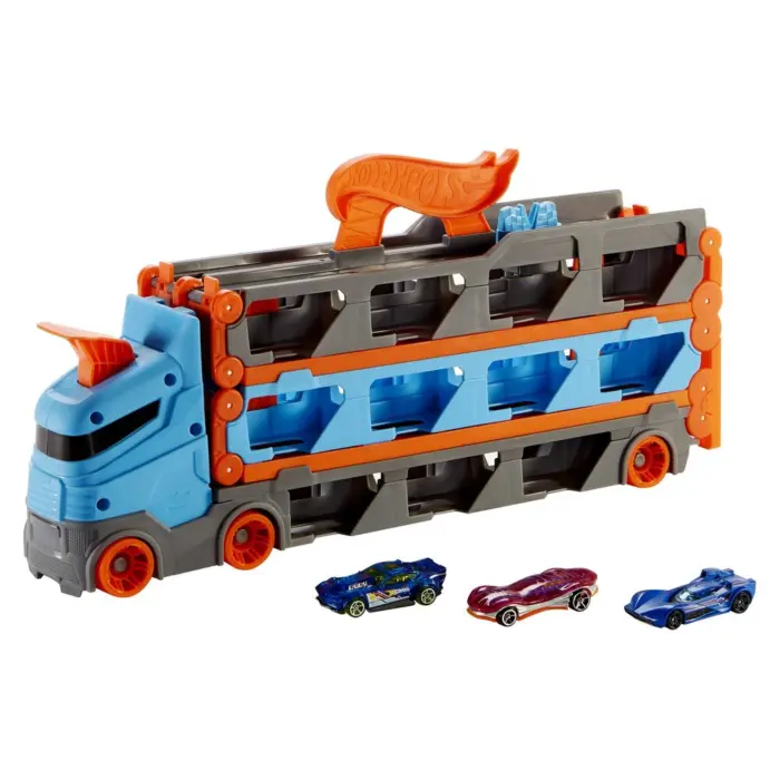 Hot Wheels Mega transportues me pistë
