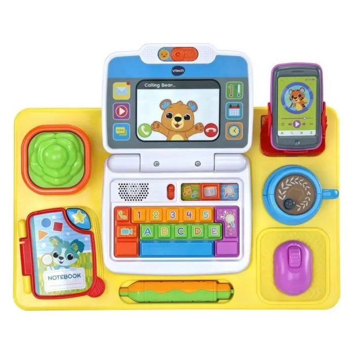 VTech Интерактивна работна масичка Big Business Baby Desk, 5 зони за игра – слика 3