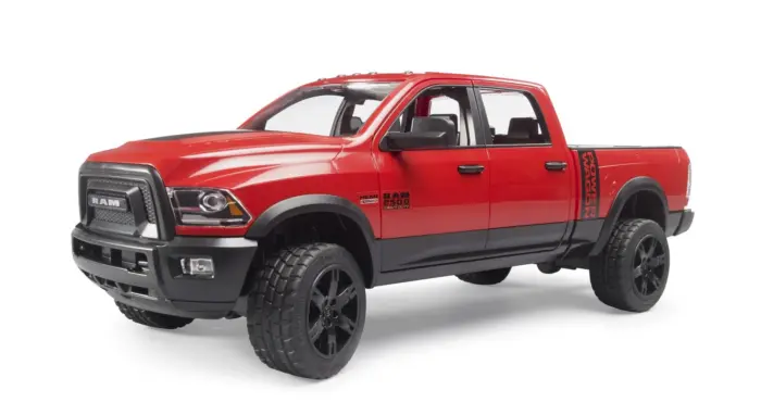 Bruder Пикап RAM 2500 Power Wagon со 4 врати, 1:16, црвен – слика 2