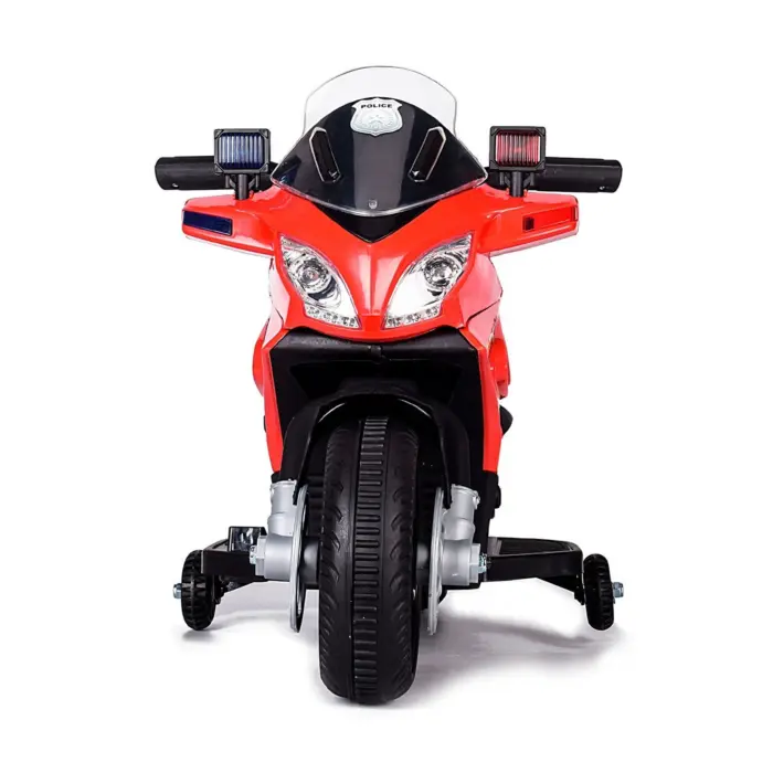 Motor me bateri Chipolino Patrol 6 V, i kuq, në stil policie