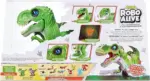 Robo Alive Attacking T‑Rex – motorized green T‑Rex that walks, with ‘twitching’ and glowing eyes