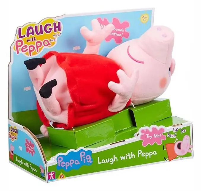 Peppa Pig Peppa pelushi interaktive Laugh with Peppa, me tinguj