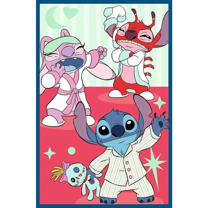 Trefl Puzzle 3 x 80 pjesë Disney Stitch – Bota e Stitch-it – foto 4