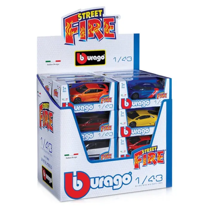 Bburago Die-cast metal car model Street Fire 1:43, assortment