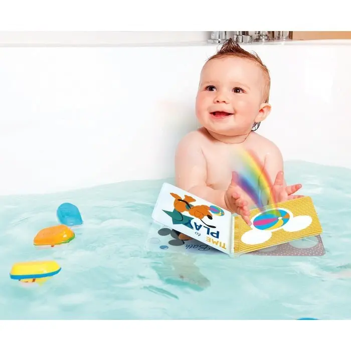 Clementoni Disney Baby Мека книшка My Fun Book што менува боја во вода – слика 5