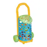 Shopping cart with groceries