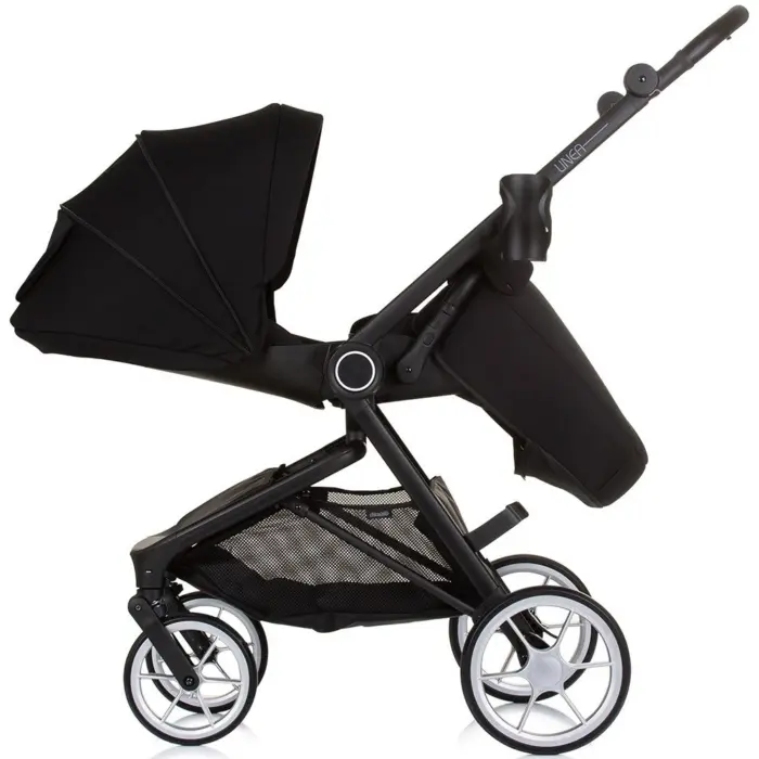 Chipolino Linea baby stroller, obsidian